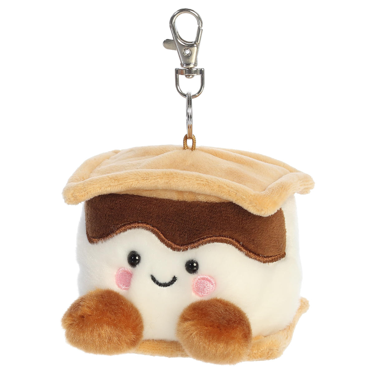 Aurora Palm Pals 4" Toastee S'More Adorable Clip-On