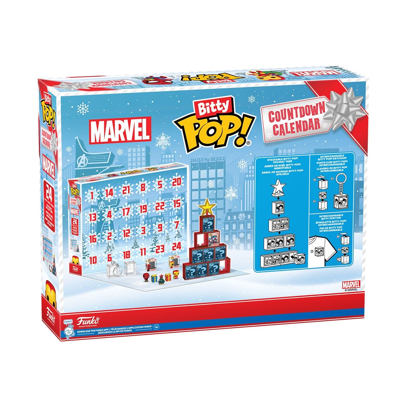 Funko Bitty POP! Advent Calendar: Marvel Comics - 24 Days