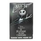 Collectible Disney: Nightmare Before Christmas Jack with Zero Flocked 4” Bhunny Stylized PVC Figure