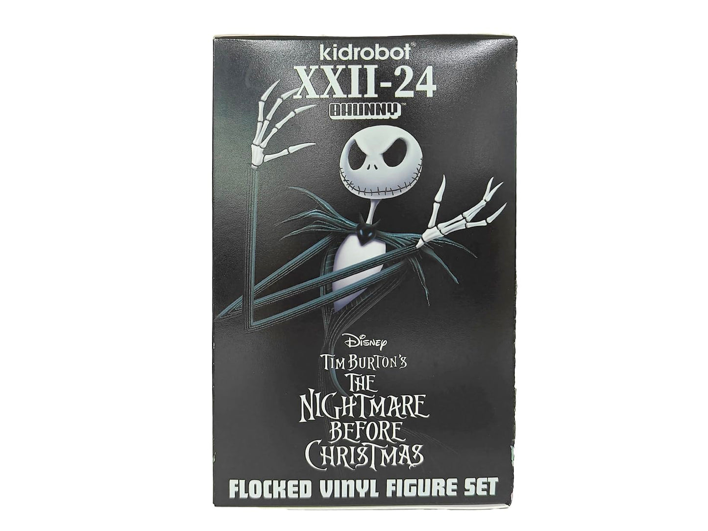 Collectible Disney: Nightmare Before Christmas Jack with Zero Flocked 4” Bhunny Stylized PVC Figure