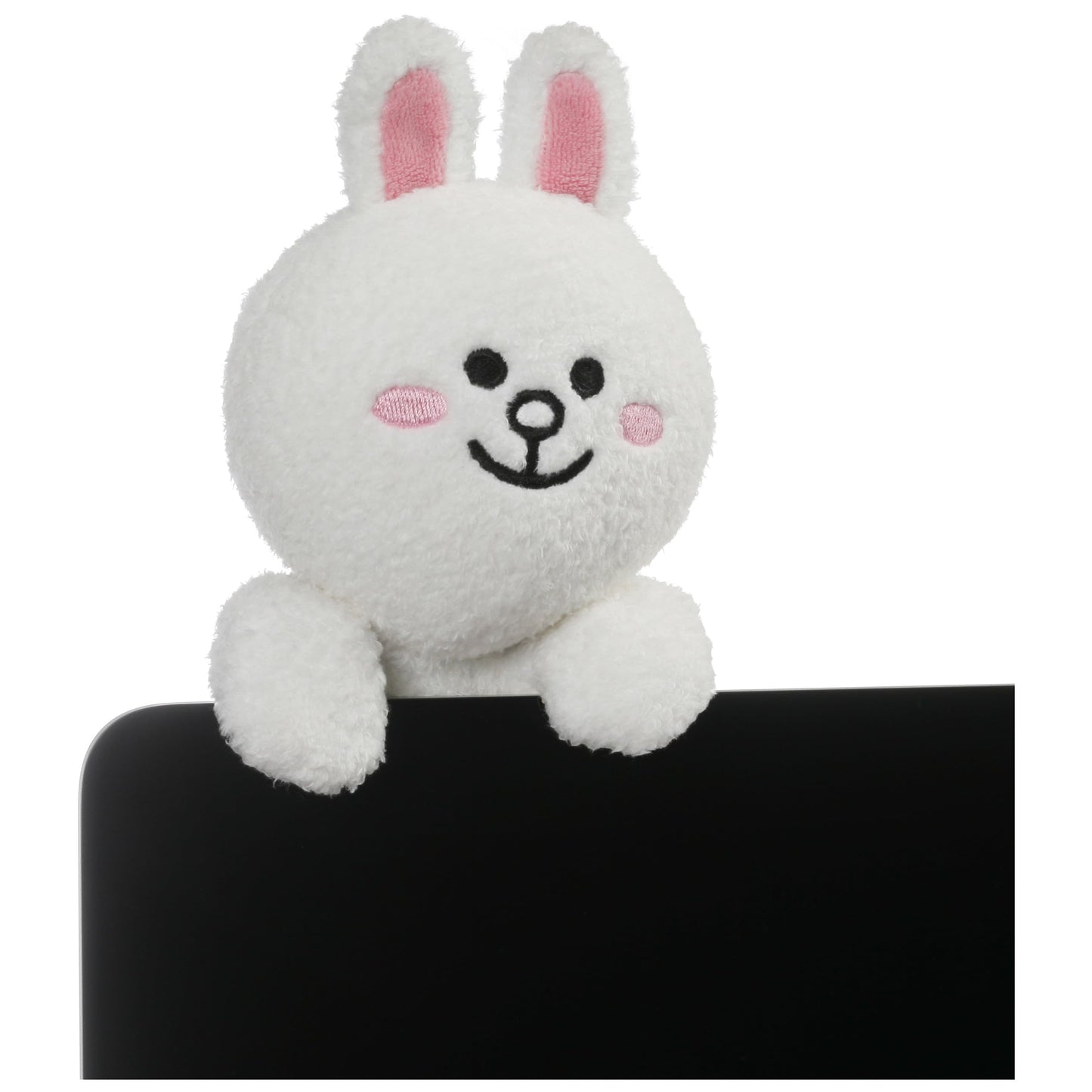 GUND LINE Friends Cony Dangler Hanging Plush Stuffed Animal Rabbit, White, 6"