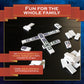 Continuum Games Family Traditions Double 9 Dominoes - 55 Piece Set in Storage Tin, Crystalline Dominoes for Kids and Adults, Classic Game Night