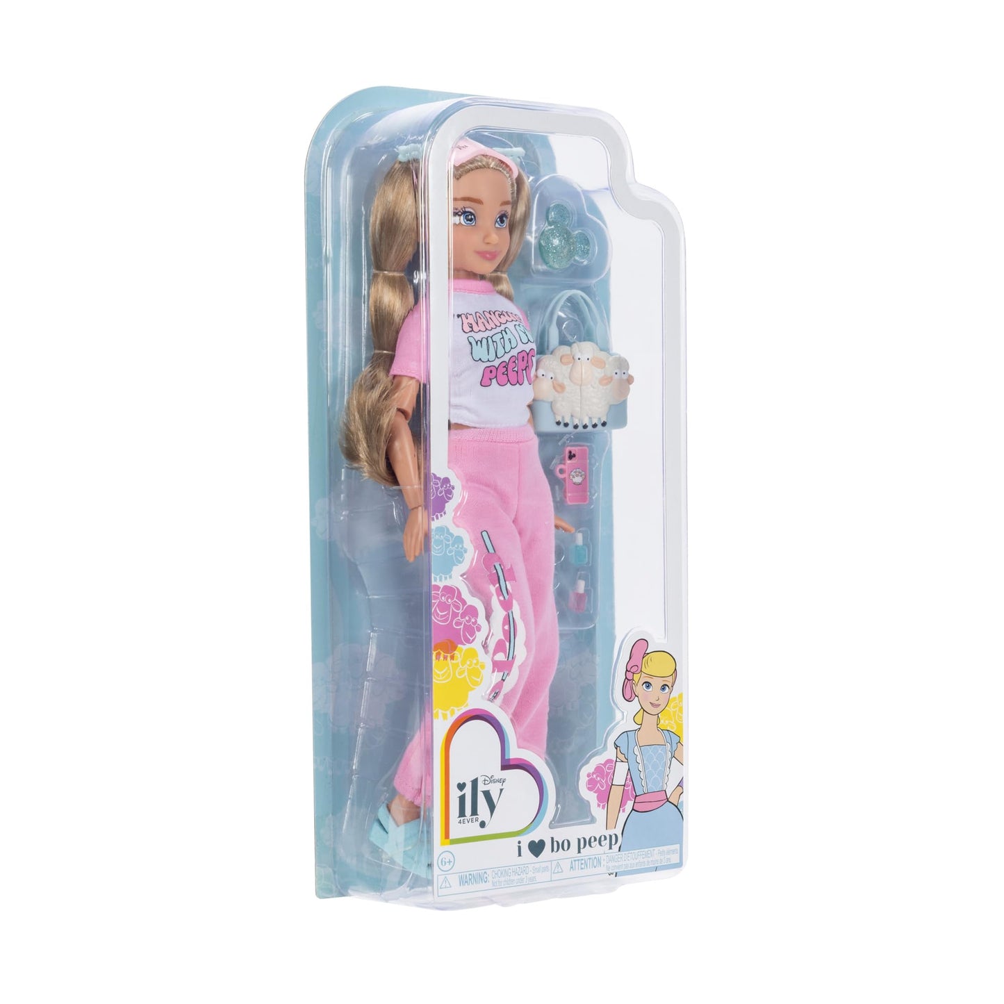 Disney ILY 4ever Fashion Dolls Inspired by Bo Peep 11.5" Tall with 13 Points of Articulation, Glittery Mickey Ring Included for You!