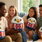 Qodwnep Cute Patriotic Eagle Plush Pillow, Patriotic Bald Eagle Stuffed Animal with American Flag Shirt, Soft Round Pillow Sports Fans and USA Room