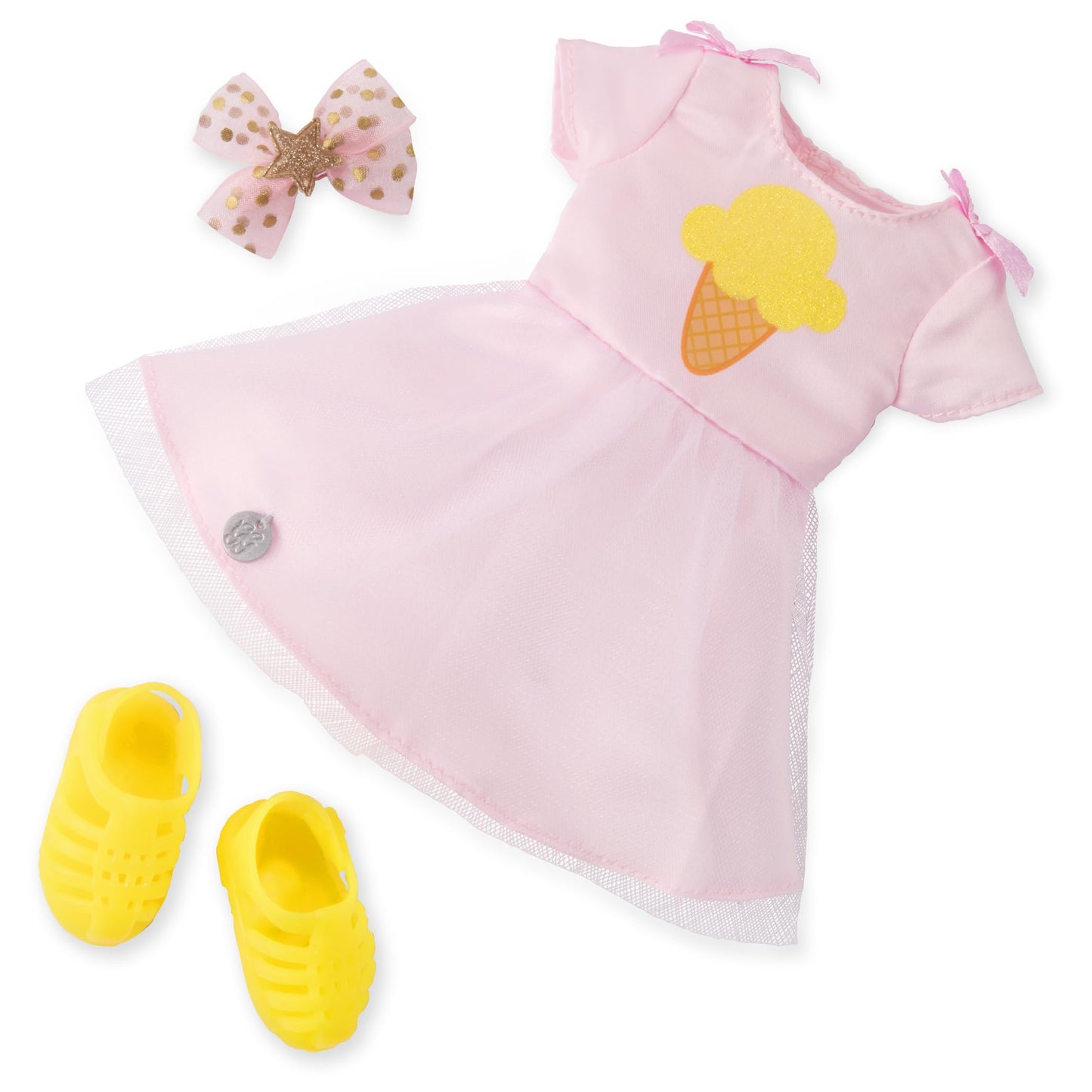 Glitter Girls - 14-Inch Fashion Doll & Play Food Set - Blonde Hair & Violet Eyes - Play Food & Pet Comb - Accessories for 14-Inch Dolls - Toy for Kids