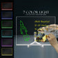 Masshomi 15 * 11 inch led Sign Note Board with 7 Colors Change 7 Markers Smart Remote Control DIY Dry Acrylic Message Writing Drawing Neon Light up