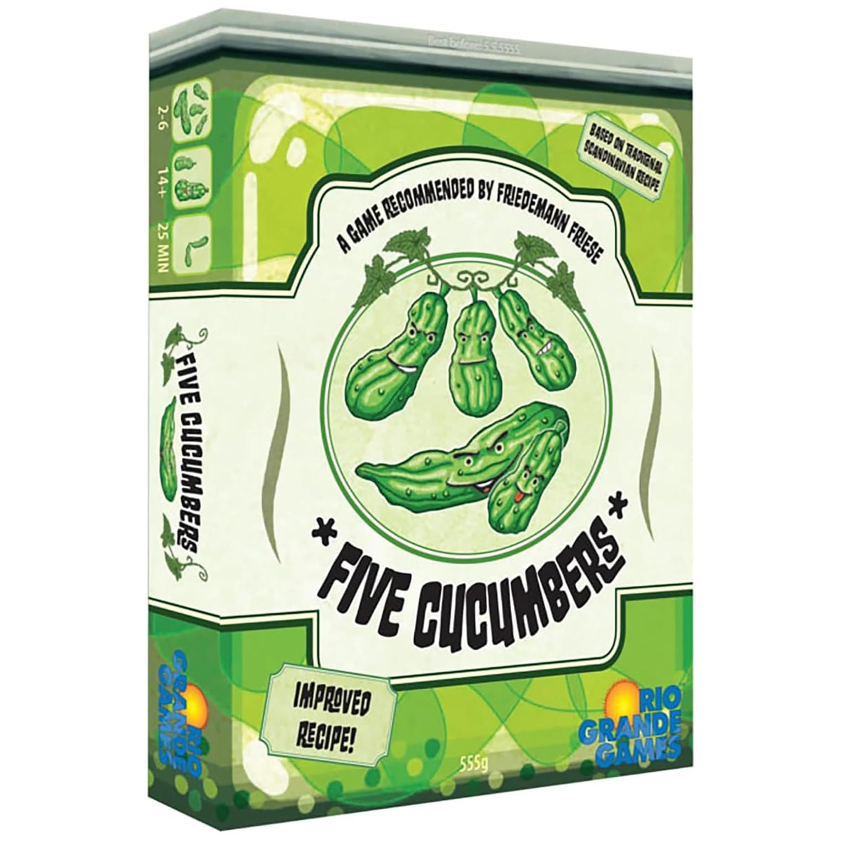 Rio Grande Games Five Cucumbers - Trick-Taking Card Game for 2-6 Players