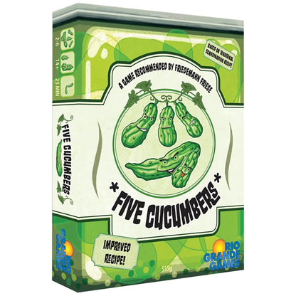 Rio Grande Games Five Cucumbers - Trick-Taking Card Game for 2-6 Players