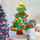 Garma DIY Felt Christmas Tree Set with 41PCS Kids Wall Hanging Detachable Ornaments, Felt Christmas Craft Kits Decorations for Toddler Xmas Gifts New