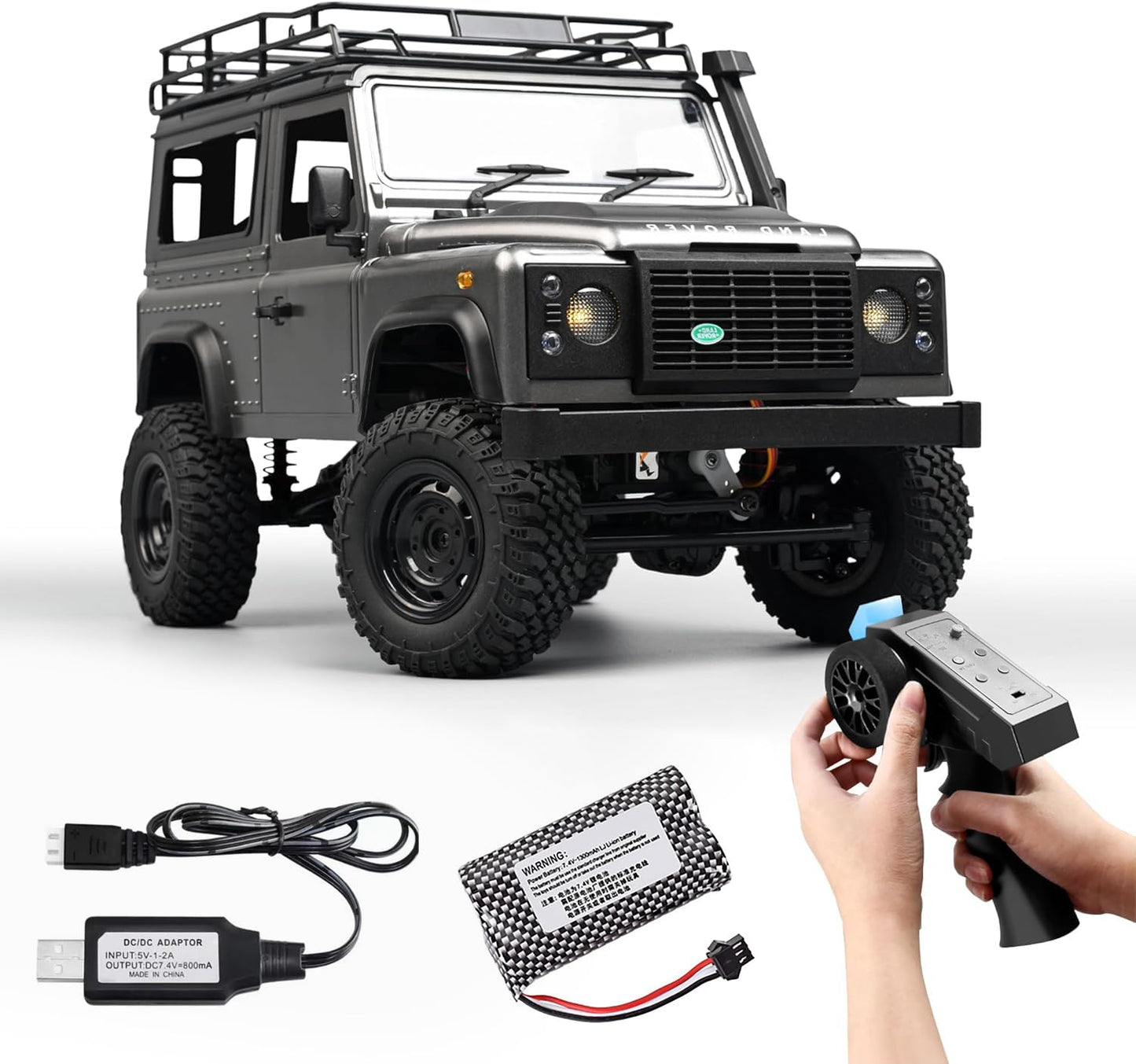 LEOSO MN 99s 1/12 4WD RC Jeep Rock Crawler for Adults