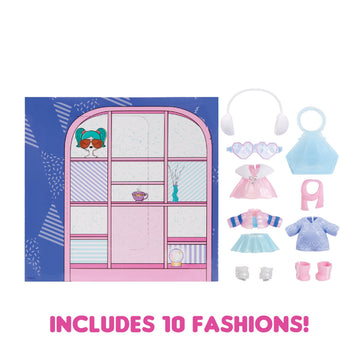 LOL Surprise Fashion Packs Winter Style - 6 Unique Styles each with (3) Outfits, (2) Pairs of Shoes, (4) Accessories - Mix and Match Styles to Create