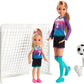Barbie Team Stacie Doll & Chelsea Doll Soccer Playset