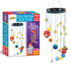 STEM Learning Fun with 3D Solar System Kit: Complete DIY Mobile Hanging Model, 27-Inch Long with 9 Foam Planets & Sun, 3D Solar System with Paintable