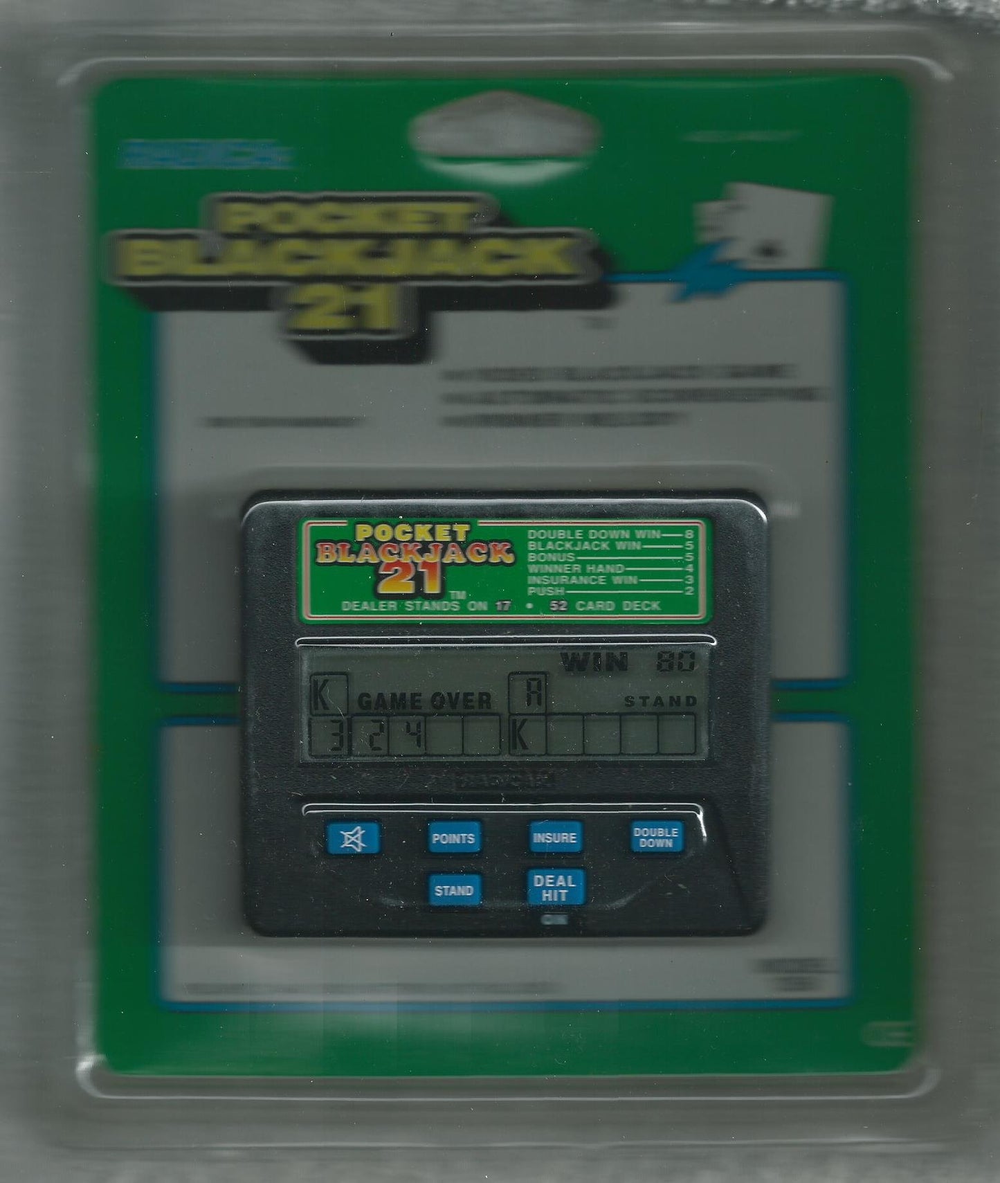 Radica Pocket Blackjack 21 Game