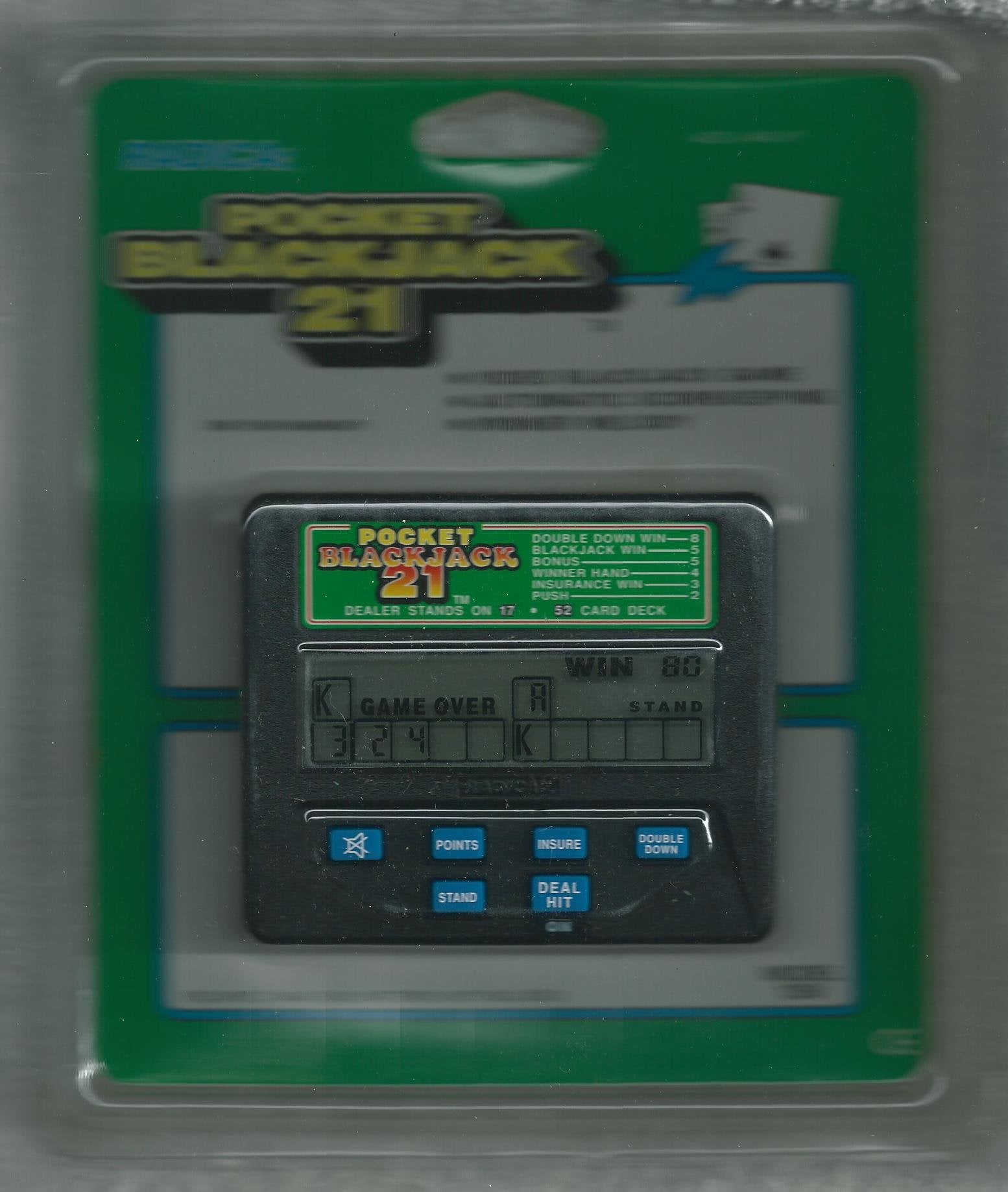 Radica Pocket Blackjack 21 Game