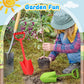Umnodobn Heavy Duty 16" Large Beach Sand Toy Shovels for Kids Adults, Jumbo Scooping Spade Toys Kit for Outdoor Gardening Digging Sandbox Garden Tool