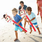 OBANGONG 6 Pcs Inflatable Stick Horse Toy for Kids - Funny Balloon Horse Head for Baby Shower and Cowboy Party Supplies
