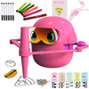 Custer's Night Drawing Robot for Kids - Montessori Painting Toys for 3 4 5 6 7 8 Year Old, Voice Interactive Educational Drawing Machine with 100