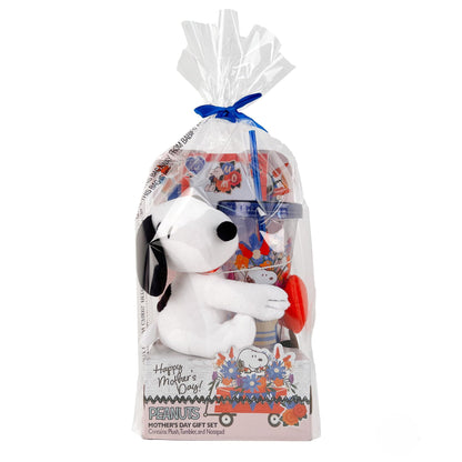 Peanuts Snoopy Hugging Plush Set - Snoopy Plush, Character Cup, Decorative Notepad (Officially Licensed Product)