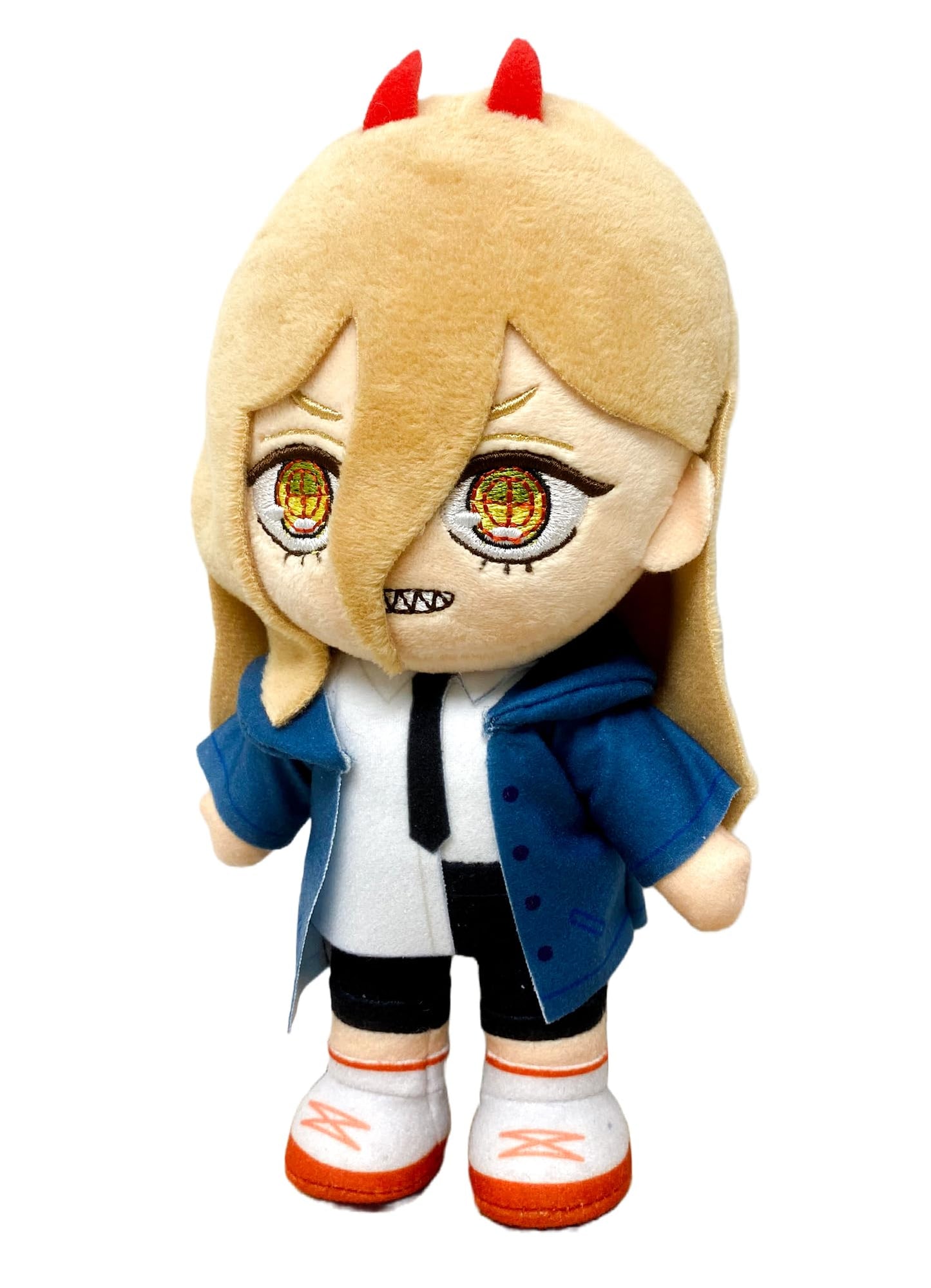 Great Eastern Entertainment Chainsaw Man - Power Public Safety Devil Hunters Uniform #1 Movable Ver Plush 8" H