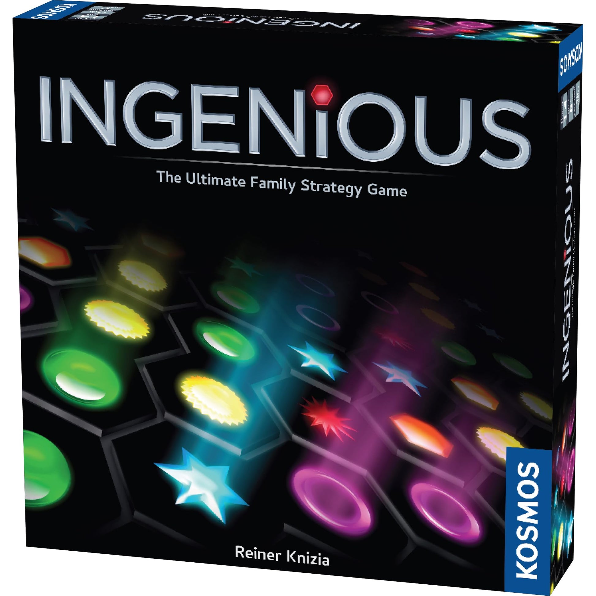 Thames & Kosmos Ingenious | Ultimate Family Strategy Game | 1 - 4 Players | Spiel Des Jahres-Nominated | Fun Abstract Tile Laying | Winner Golden Geek