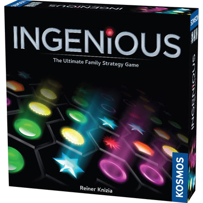 Thames & Kosmos Ingenious | Ultimate Family Strategy Game | 1 - 4 Players | Spiel Des Jahres-Nominated | Fun Abstract Tile Laying | Winner Golden Geek