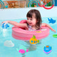 INNOCHEER Baby Bath Toys for Toddlers, Water Table Toys with Mold Free Stacking Cups, Quick Dry Organizer Net, 13 Pcs Bathtub Game, Beach and Pool