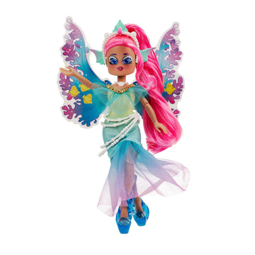 Royale High 9” Fashion Doll - Water Fairy, Wave 1, Series 1 Doll - Fairy Journal, Comb, and Virtual Item Code Included - Ages 5+