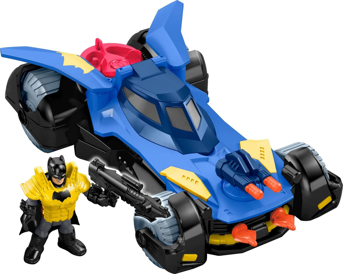 Fisher-Price Imaginext DC Super Friends Batman Toy Batmobile Vehicle & Figure Set for Preschool Pretend Play Kids Ages 3+ Years