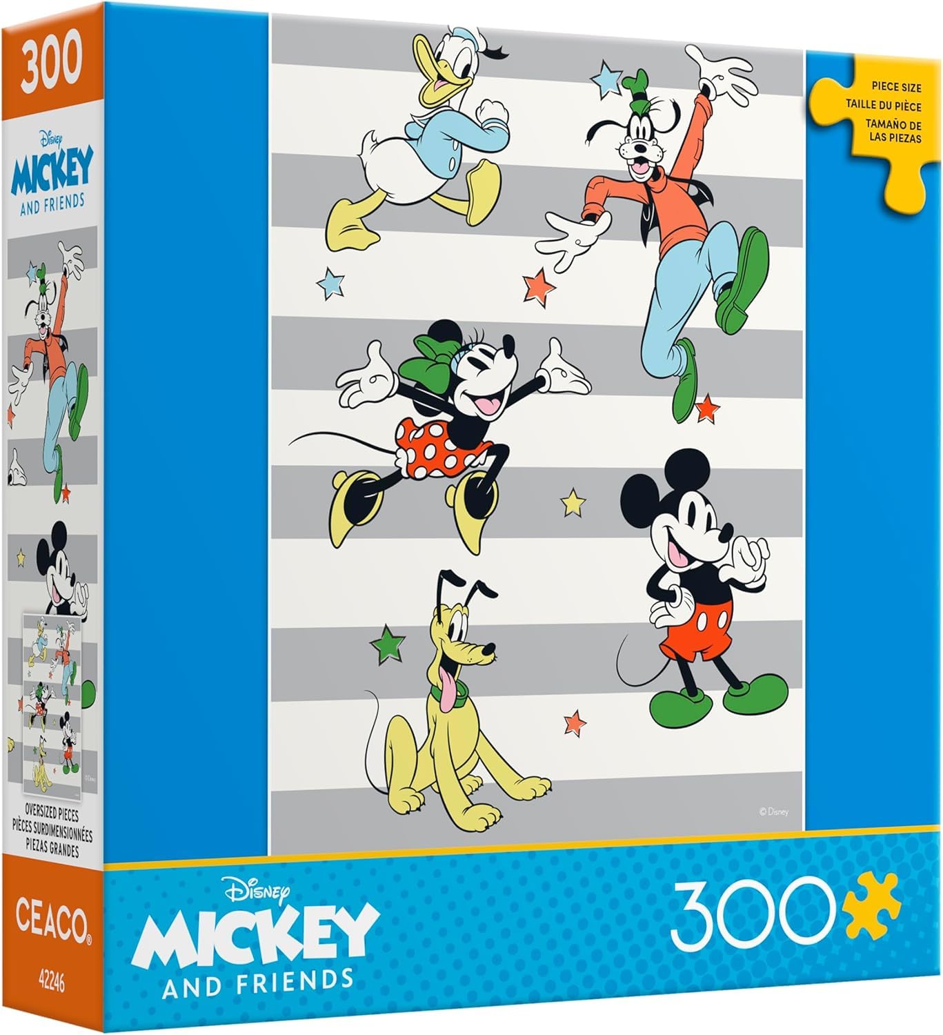 Ceaco - Disney Mickey and Friends Cozy Classic - 300 Large Piece Puzzle