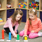 Didax - DD211255 Jumbo Unifix Cubes, Multicolor, Large (Set of 20)