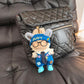 Doll Clothes for Labubu - 6pcs Complete Bunny Overall Set with Shirt, Headband, Glasses, Tie&Shoes, Adorable Clothing, Ready-to-wear Stylish Outfit
