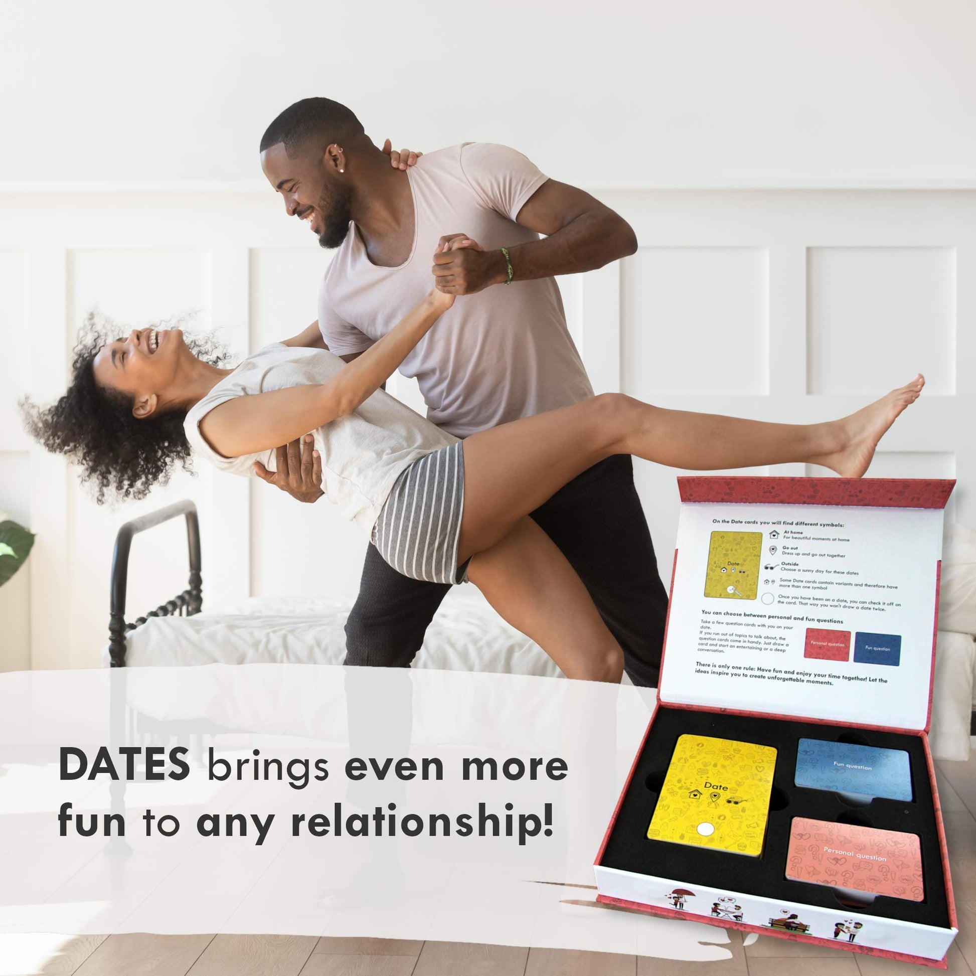 C + C FÜR PAARE Chatty Date Night Ideas for Couples - Couples Card Game with 120 Cards - Adult Couples Games