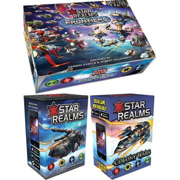 Wise Wizard Games Star Realms Boxed Sets Bundle: Core Game, Colony Wars and Frontiers (3 Items)