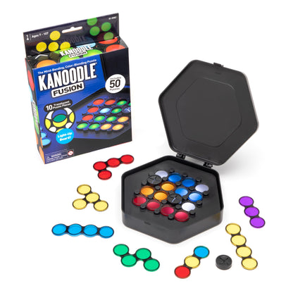 Educational Insights Kanoodle Fusion - 3D Brain Teaser Puzzles for Kids, Spatial Puzzle Games for Adults, Teens and Kids, Problem Solving Toys