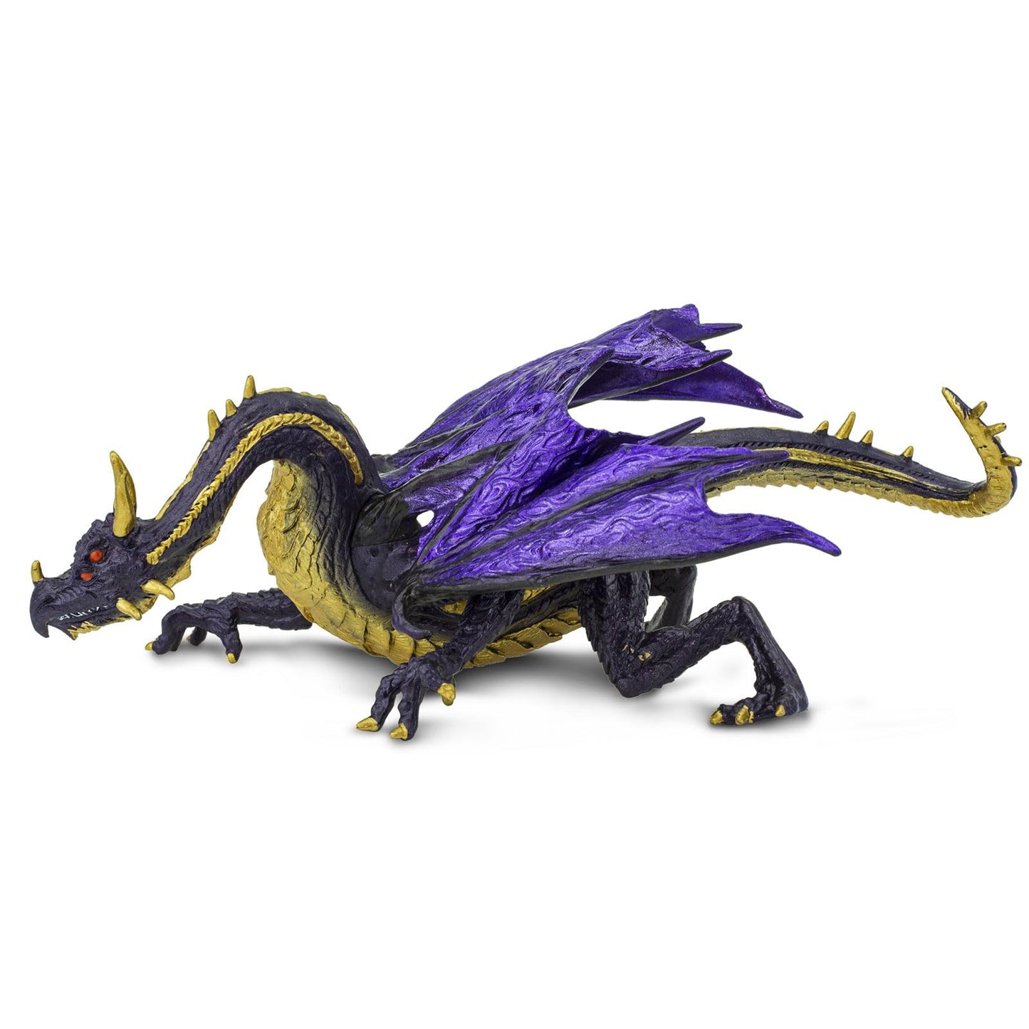 Safari Ltd. Midnight Moon Dragon Figurine - Hand-Painted, Detailed 9" Model Figure - Elusive Dark Dragon Toy for Boys, Girls & Kids Ages 4+