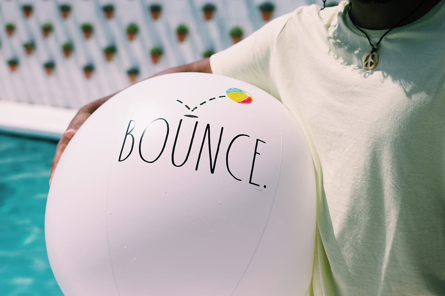 Coconut Float Rae x Dunn Large 27" Inflatable Beach Ball - Bounce Theme