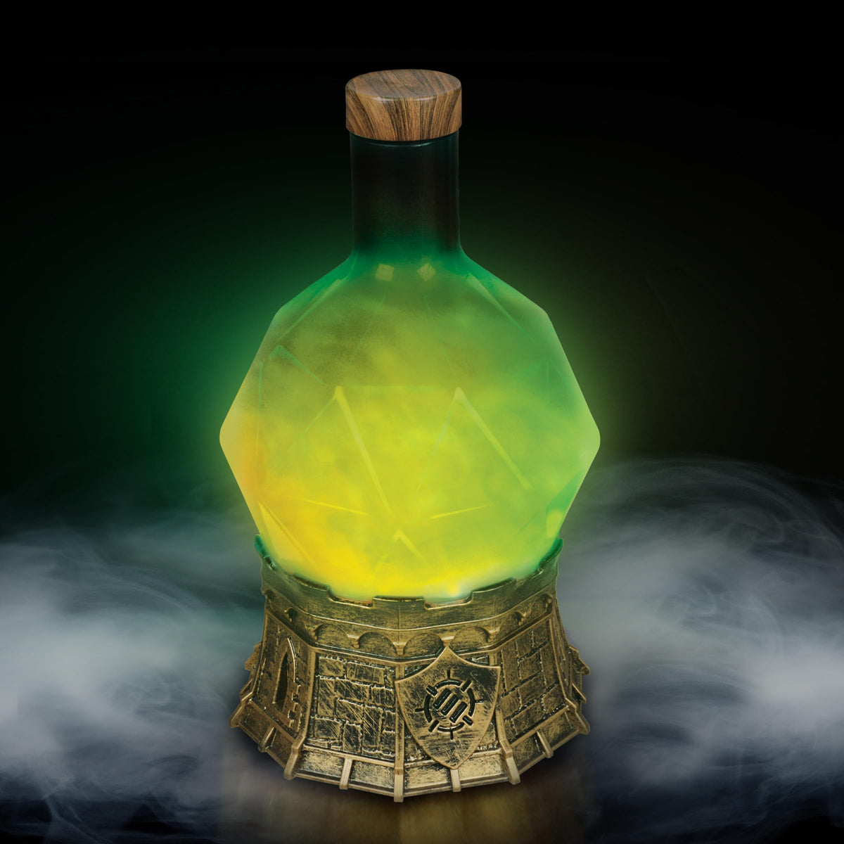 ENHANCE Gaming Sorcerer's Potion Light with Swirling Mystical Brew - Potion Bottle Mood Light Prop for Tabletop Game Immersion, Playroom, Desk Decor