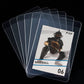 200ct Semi Rigid Card Holders - Card Sleeves for Trading Card with 1/2" Lip Sleeves Fit Standard Grading Cards Baseball Cards for Graded Card