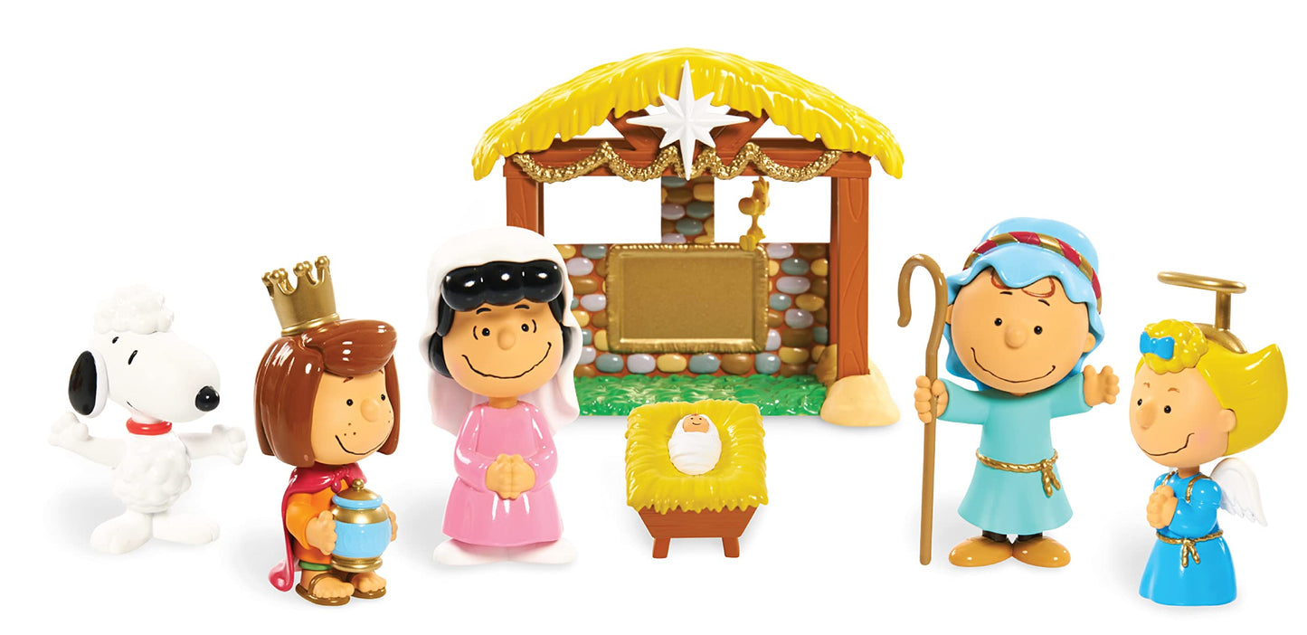 Peanuts Christmas Nativity Deluxe Figure Set