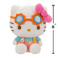 Hello Kitty and Friends 8" Plush w/Flower Overalls & Sunglasses - Limited Edition Officially Licensed Sanrio - Soft Doll Stuffed Toy Figure - Gift