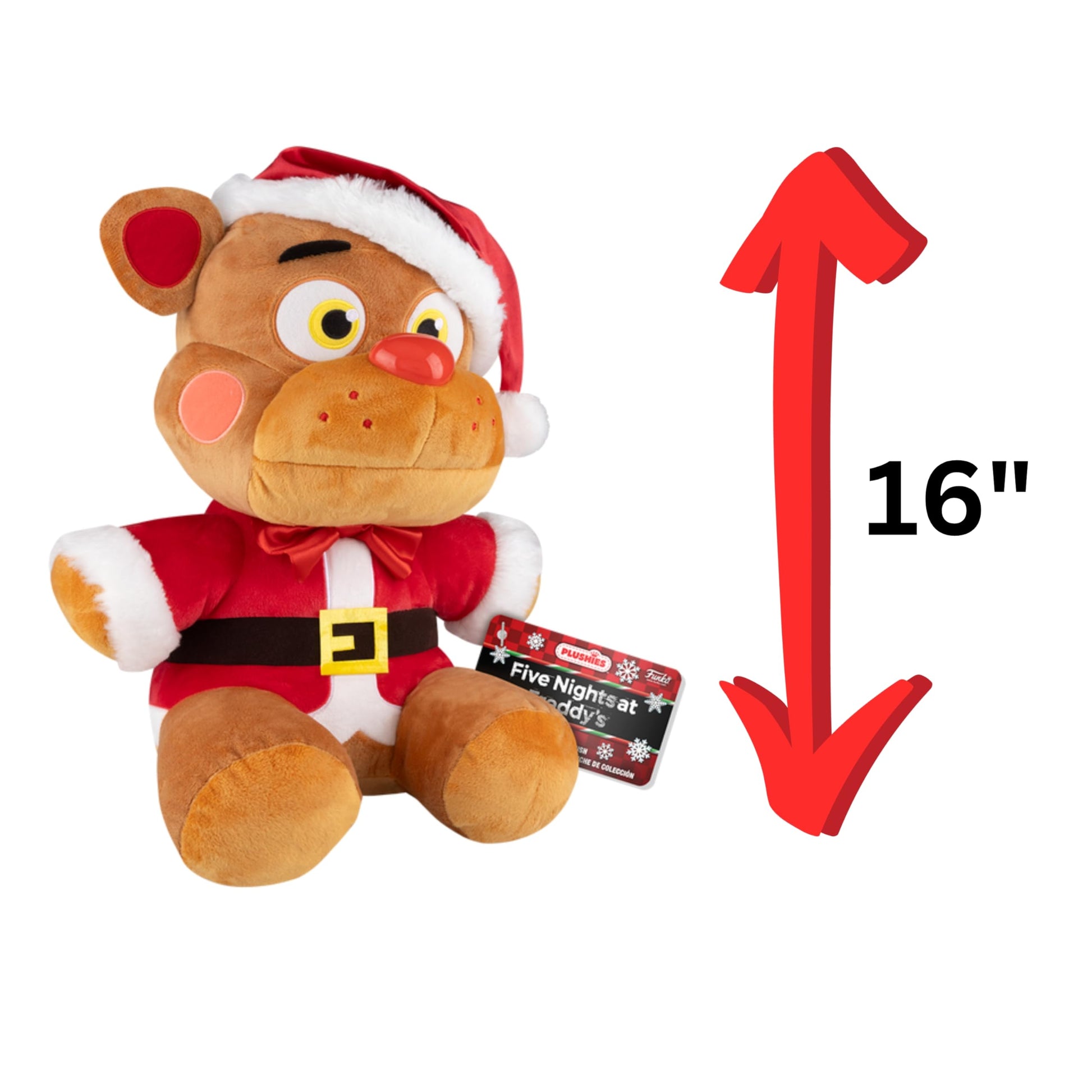Funko Plush: FNAF Five Nights at Freddy's - Santa Freddy Mega 16in (GameStop Exclusive)
