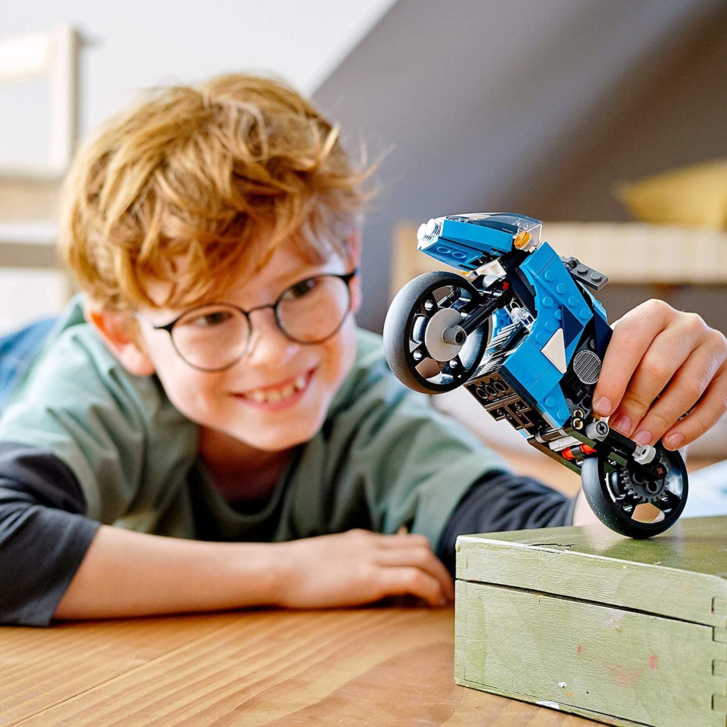 LEGO Creator 3in1 Superbike 31114 Toy Motorcycle Building Kit; Makes a Great Gift for Kids Who Love Motorbikes and Creative Building, New 2021 (236