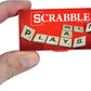 World's Smallest Scrabble, Miniature Magnetic Board, 98 Letters, 5 Blank Tiles & Portable Case, Family Game, Classic Scrabble Game, Perfect
