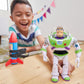 Mattel Disney and Pixar Toy Story Talking Action Figure, Rocket Rescue Buzz Lightyear with 20+ Sounds & Phrases & Moving Helmet Visor, 12-inch Scale