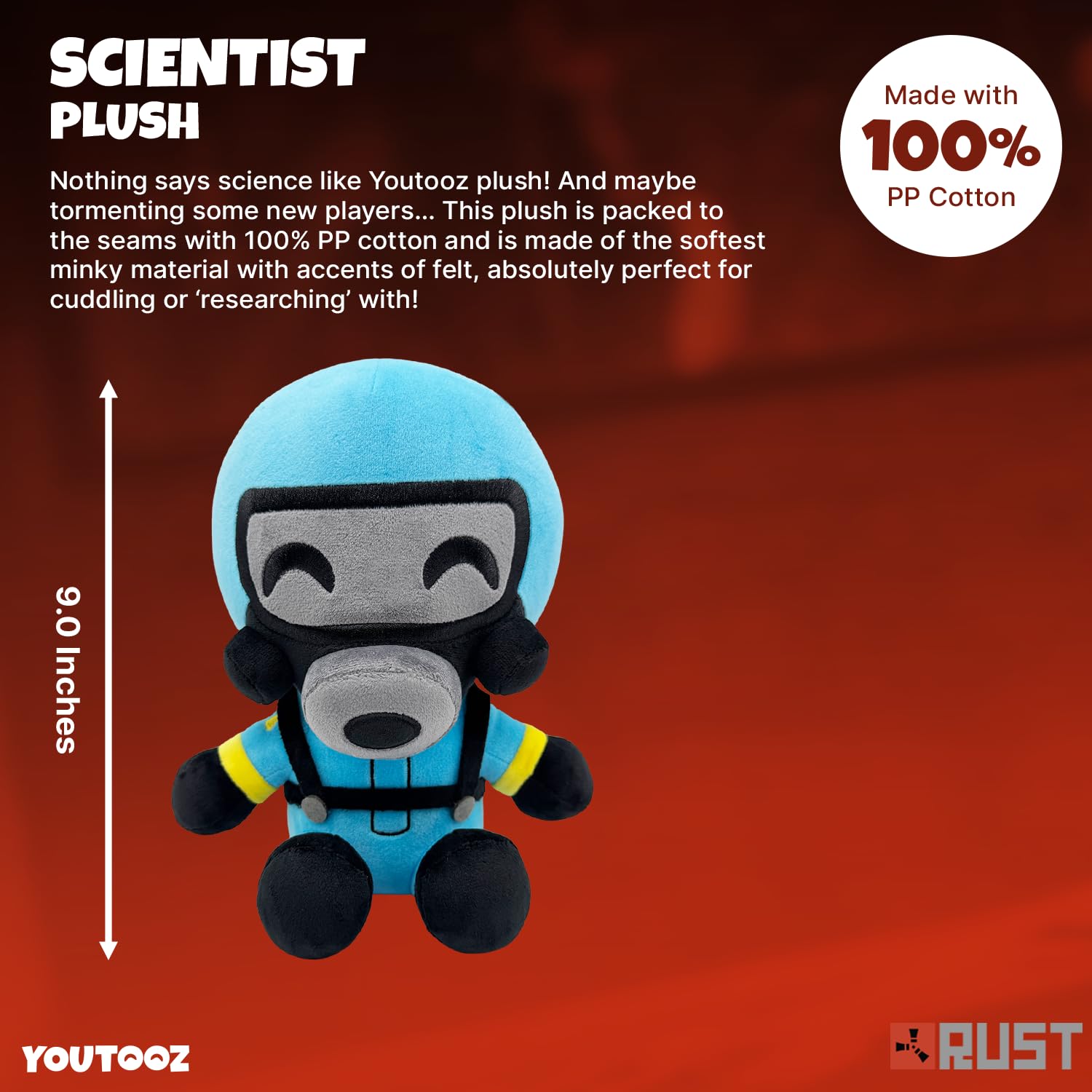 Youtooz Rust Scientist Plush 9"