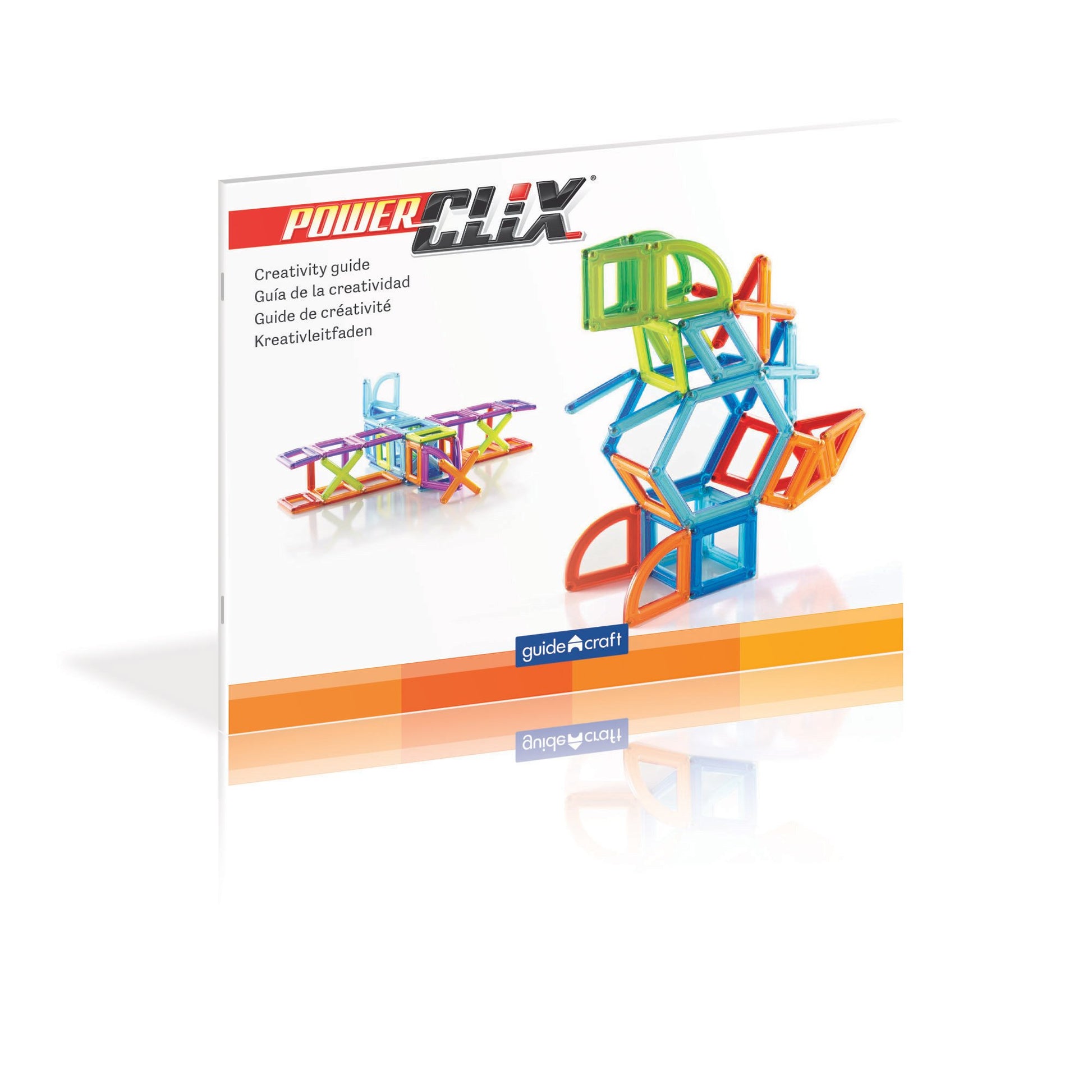 Guidecraft PowerClix Frame Magnetic Building Blocks Set - 26 Piece, Stem Educational Creative Construction Toy