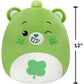Squishmallows Original Care Bears 12in Good Luck Bear - Official Jazwares Plush (Medium-Sized)