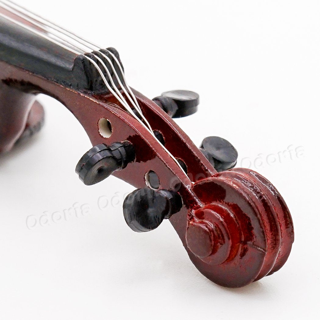 Odoria 1/12 Miniature Cello Dollhouse Musical Instruments Accessories