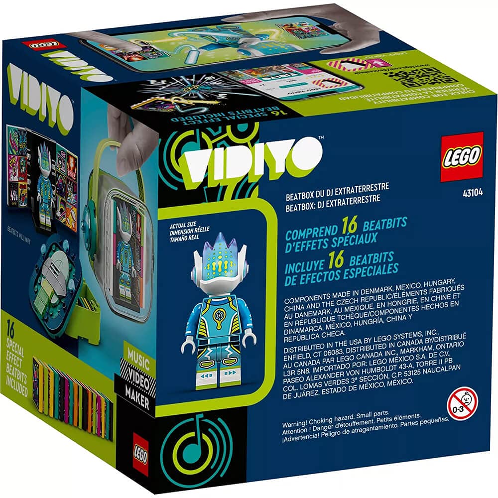 LEGO VIDIYO Alien DJ Beatbox 43104 Building Kit with Minifigure; Creative Kids Will Love Producing Music Videos Full of Songs, Dance Moves and Special